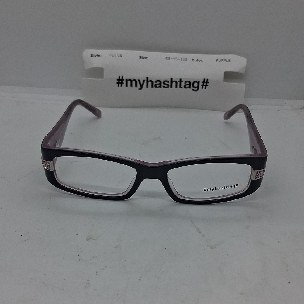 NWT Rxable Womens Myhashtag Diva Purple Eyeglass Frames